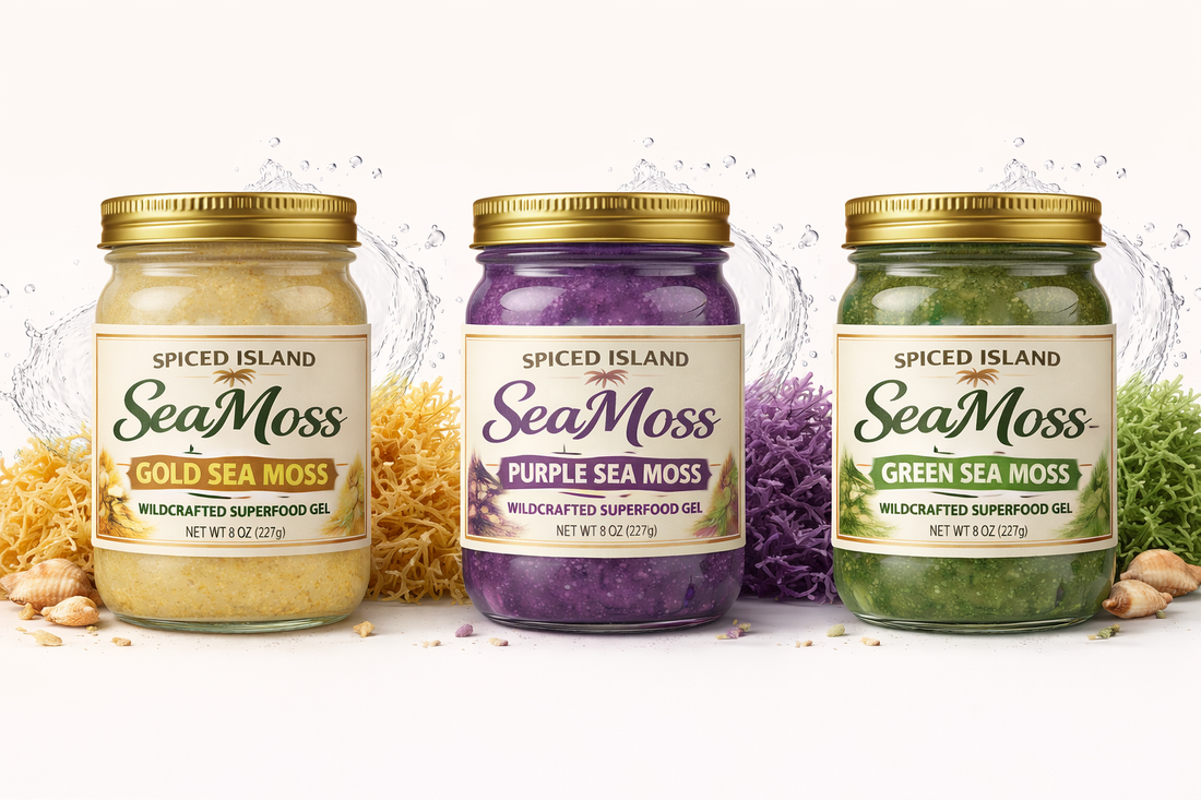 Purple vs. Green vs. Golden Sea Moss: What's the Difference?