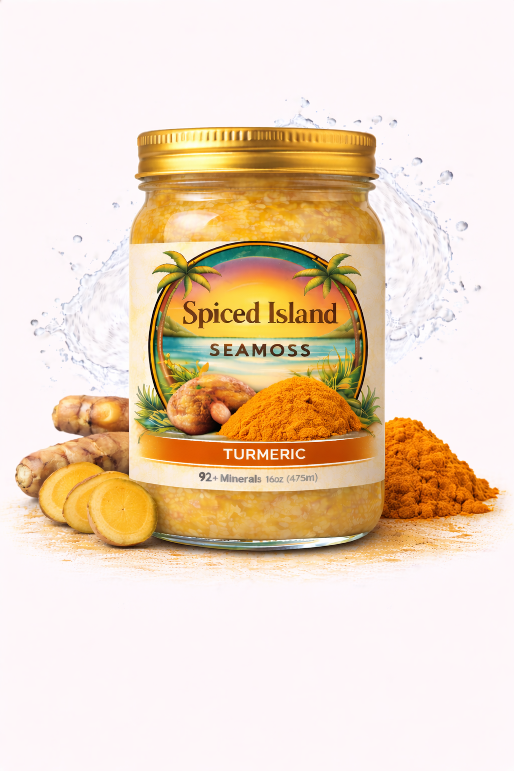 Golden Wildcrafted Sea Moss Gel