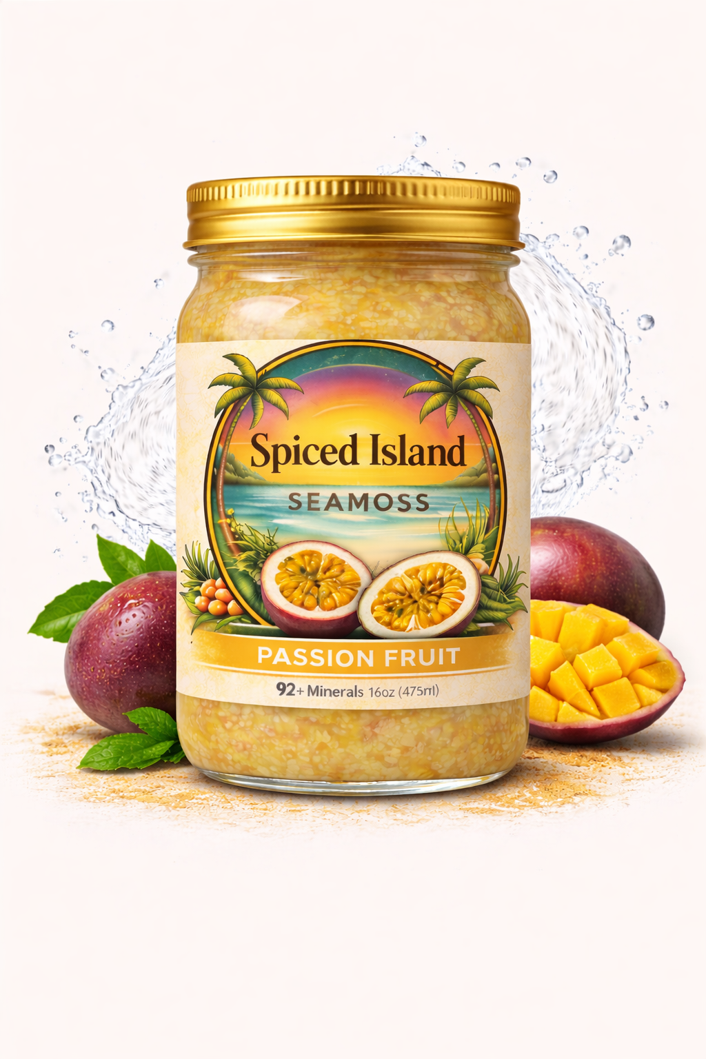 Golden Wildcrafted Sea Moss Gel