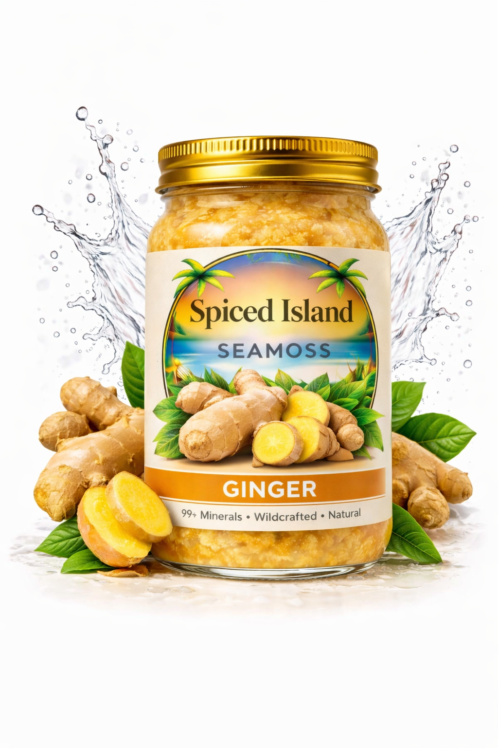 Golden Wildcrafted Sea Moss Gel