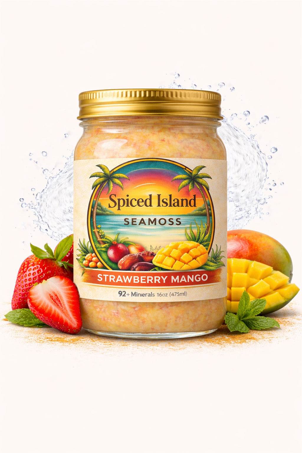 Golden Wildcrafted Sea Moss Gel