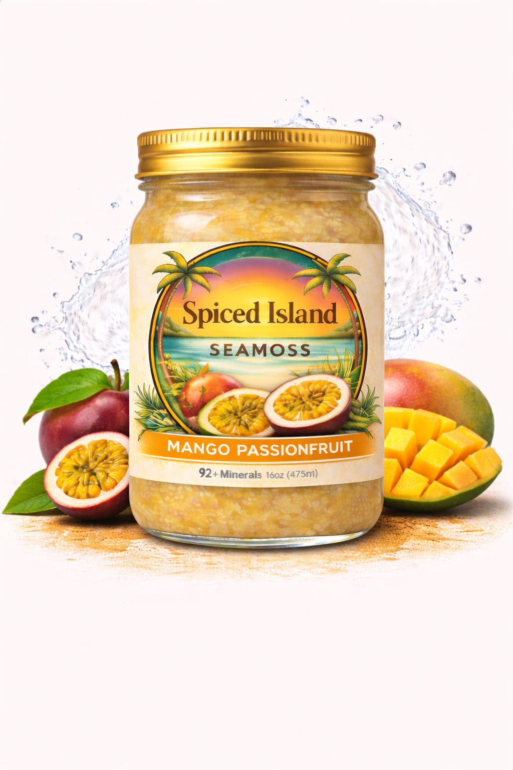 Golden Wildcrafted Sea Moss Gel